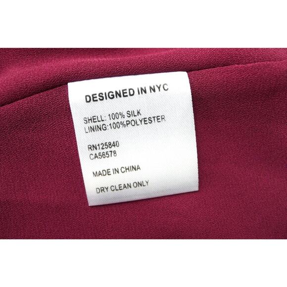 INTERMIX Kiera Silk Paisley Print Blouson Sleeve Keyhole Blouse Top L $228 - Picture 12 of 14